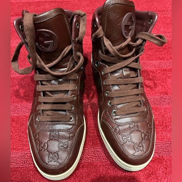 Men’s Guccissima Hightop sneakers size 8 - Picture 1 of 16